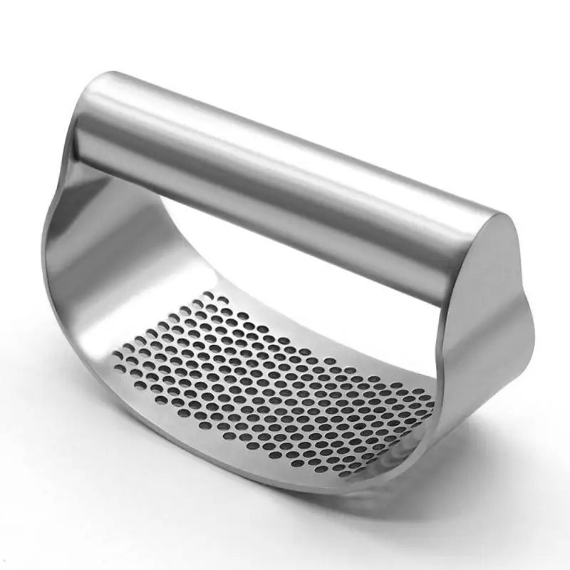 Stainless Steel Garlic Press Manual Mincer Chopper