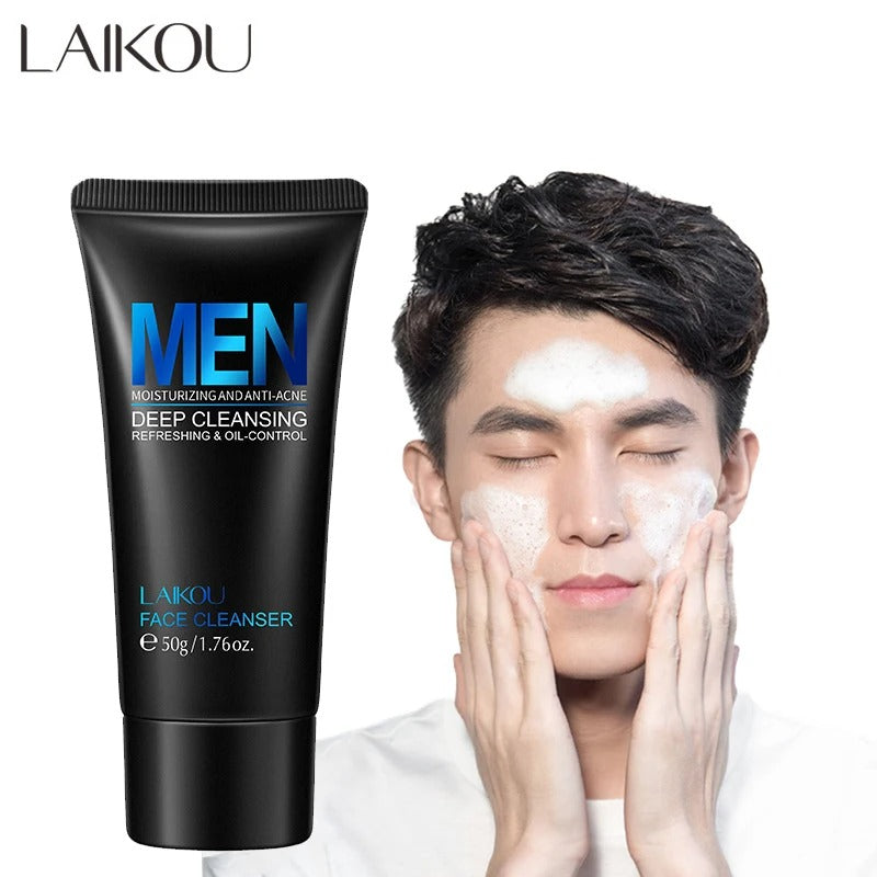 LAIKOU Men Facial Cleanser Face Wash
