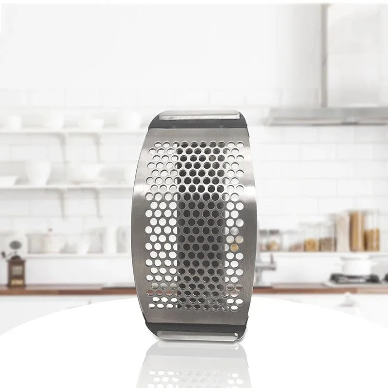 Stainless Steel Garlic Press Manual Mincer Chopper